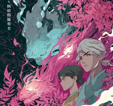 团队协作主题漫画封面